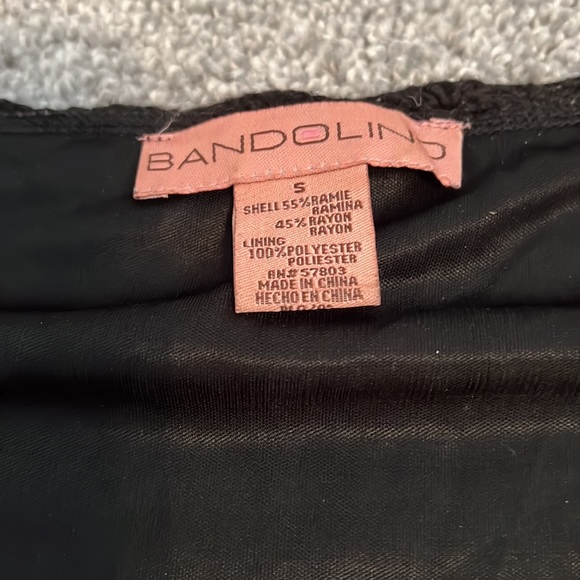 Bandolino chic fancy black top - Picture 2 of 5